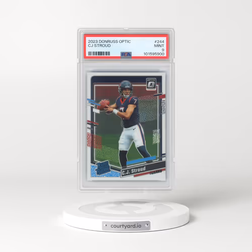 2023 Panini Donruss Optic #244 CJ Stroud (PSA 9 MINT)