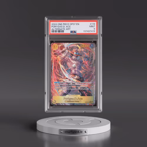 2024 One Piece 500 Years in the Future #119 Portgas D. Ace - Alternate Art (PSA 9 MINT)