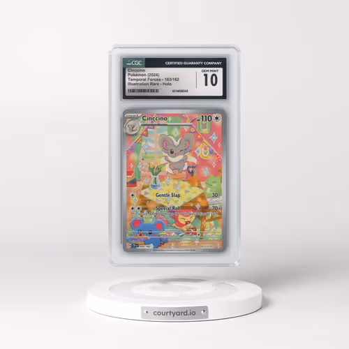 2023 Temporal Forces - TEF EN #183/162 Cinccino - Illustration Rare Holo (CGC 10 GEM MINT)
