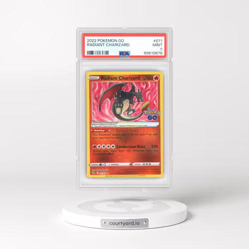 2022 Pokémon Go #011 Radiant Charizard - Holo (PSA 9 MINT)