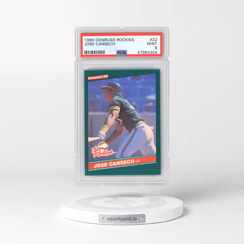 1986 Donruss Rookies #22 Jose Canseco (PSA 9 MINT)