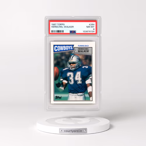 1987 Topps #264 Herschel Walker (PSA 8 NM-MT)