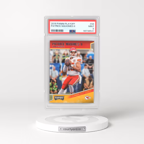 2018 Panini Playoff #94 Patrick Mahomes II (PSA 9 MINT)