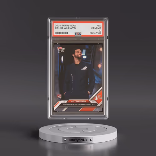 2024 Topps Now #D1 Caleb Williams (PSA 10 GEM MINT)