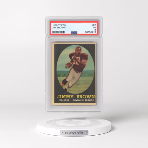 1958 Topps #62 Jim Brown (PSA 3 VG)