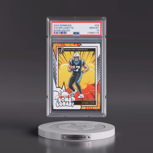 2024 Panini Donruss Bomb Squad #24 Xavier Legette (PSA 10 GEM MINT)