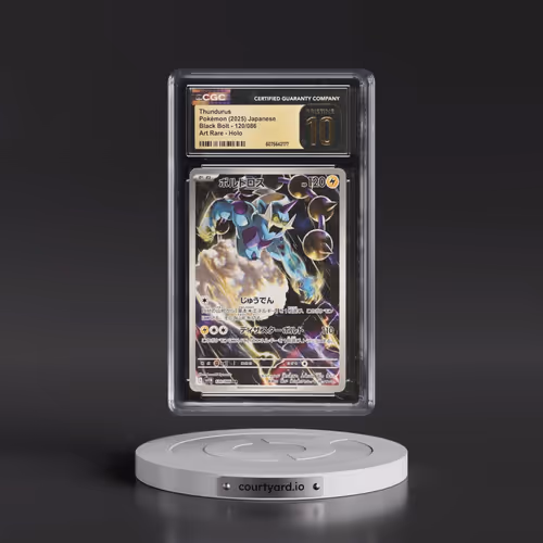2025 Black Bolt - sv11B #120/086 Thundurus - Art Rare Holo (CGC 10 PRISTINE)
