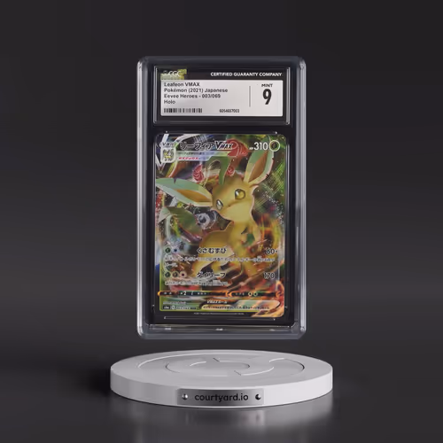 2021 Eevee Heroes #003/069 Leafeon VMAX - Holo (CGC 9 MINT)