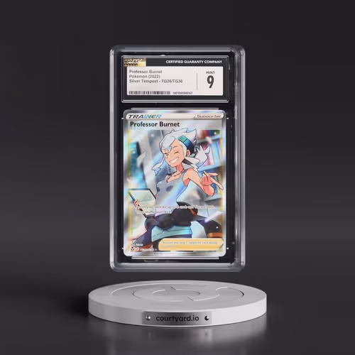 2022 Silver Tempest #TG26/TG30 Professor Burnet - Trainer Gallery Holo (CGC 9 MINT)