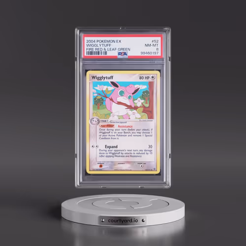 2004 Pokémon EX Fire Red & Leaf Green #52 Wigglytuff (PSA 8 NM-MT)