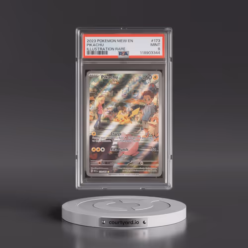 2023 Pokémon Mew EN-151 #173 Pikachu - Illustration Rare (PSA 9 MINT)