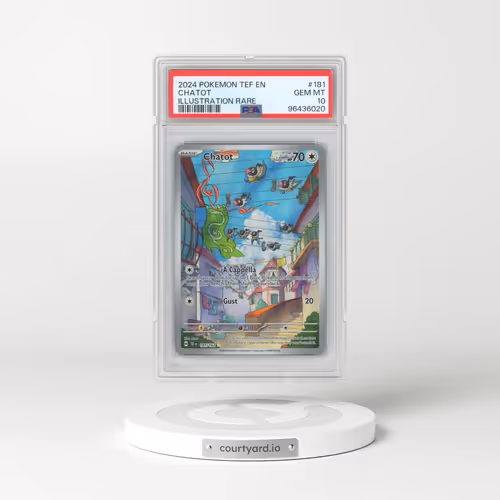 2024 Pokémon Tef EN-Temporal Forces #181 Chatot - Illustration Rare (PSA 10 GEM MINT)
