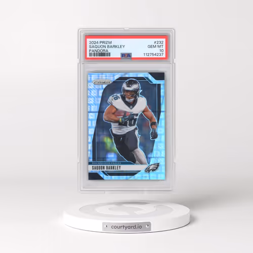 2024 Panini Prizm #232 Saquon Barkley - Pandora (PSA 10 GEM MINT)