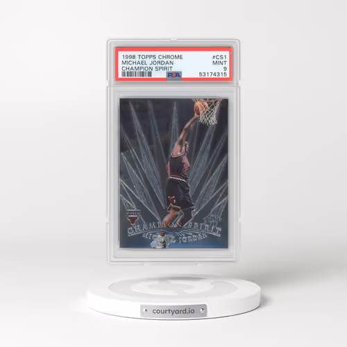1998 Topps Chrome Champion Spirit #CS1 Michael Jordan (PSA 9 MINT)