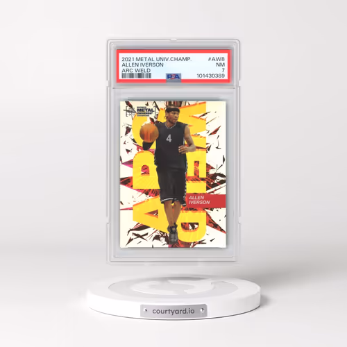 2021 Skybox Metal Universe Champions Arc Weld #AW8 Allen Iverson