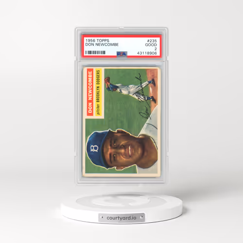 1956 Topps #235 Don Newcombe (PSA 2 GOOD)