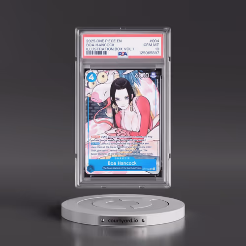 2025 One Piece Promos #004 Boa Hancock - Illustration Box Vol 1 (PSA 10 GEM MINT)