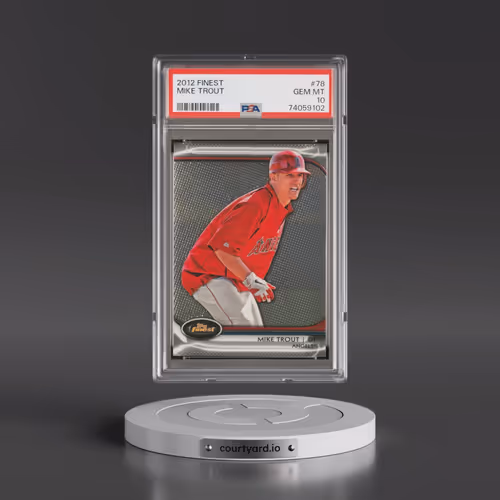 2012 Finest #78 Mike Trout (PSA 10 GEM MINT)