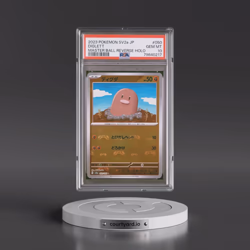 2023 Pokémon Sv2a-Pokemon 151 #050 Diglett - Reverse Holo Master Ball (PSA 10 GEM MINT)
