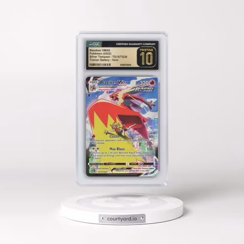 2022 Silver Tempest #TG15/TG30 Blaziken VMAX - Trainer Gallery Holo (CGC 10 PRISTINE)