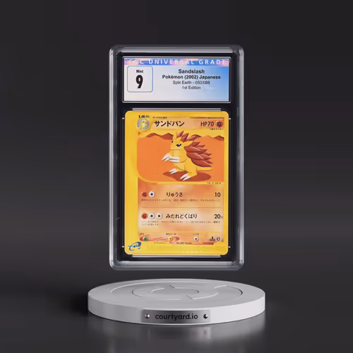 2002 Split Earth #050/088 Sandslash - 1st Edition (CGC 9 MINT)