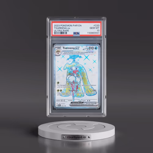 2023 Pokémon Par EN-Paradox Rift #220 Tsareena EX - Holo Ultra Rare (PSA 10 GEM MINT)