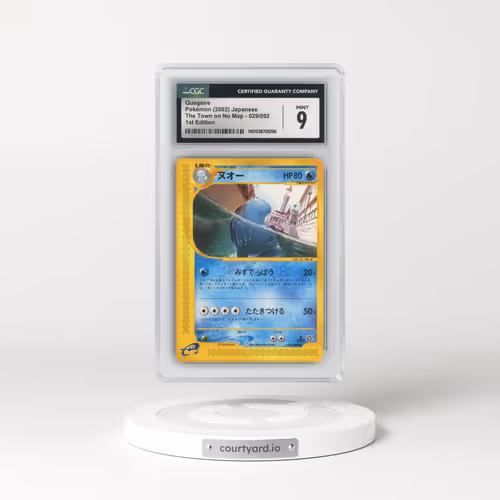 2002 The Town on No Map #029/092 Quagsire - 1st Edition (CGC 9 MINT)
