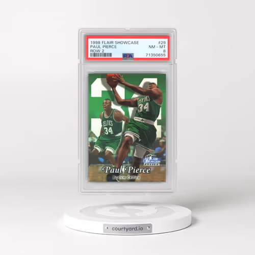 1998 Flair Showcase #29 Paul Pierce - Row 2 (PSA 8 NM-MT)