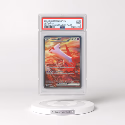 2024 Pokémon Ssp EN-Surging Sparks #239 Latias EX - Holo Special Illustration Rare (PSA 9 MINT)