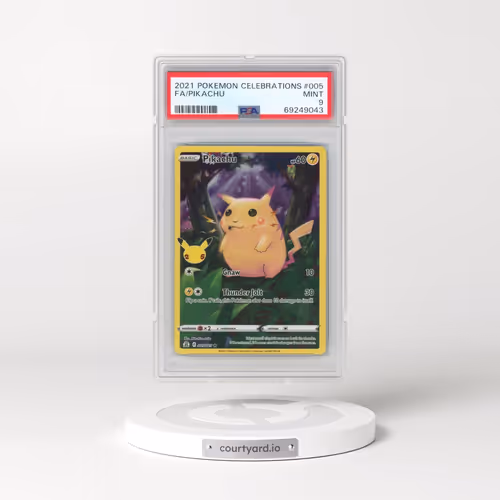 2021 Pokémon Celebrations #005 Pikachu - Full Art (PSA 9 MINT)