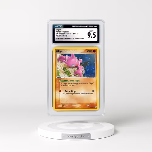 2005 EX Unseen Forces #57 Gligar - Holo (CGC 9.5 MINT+)