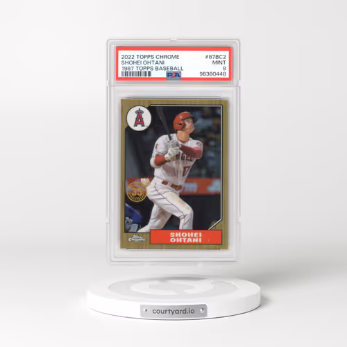 2022 Topps Chrome 1987 Topps Baseball #87BC2 Shohei Ohtani (PSA 9 MINT)