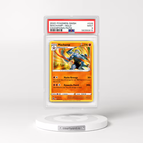 2020 Champion's Path #26 Machamp - Holo (PSA 9 MINT)