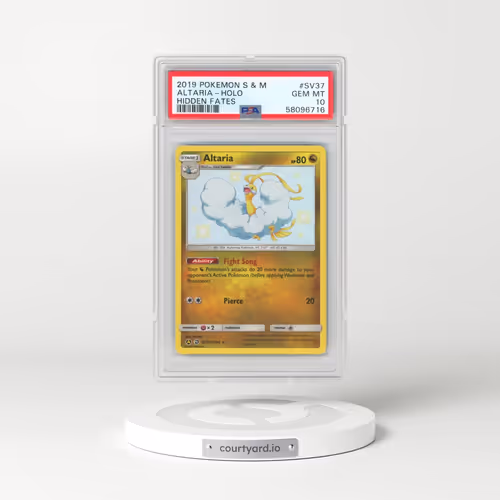 2019 Pokémon Sun & Moon Hidden Fates #SV37 Altaria - Holo (PSA 10 GEM MINT)