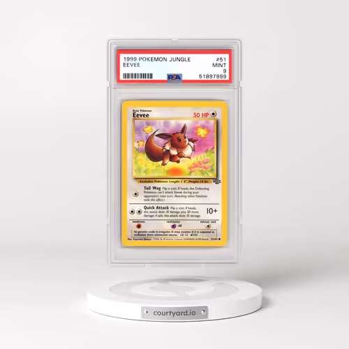 1999 Pokémon Jungle #51 Eevee (PSA 9 MINT)