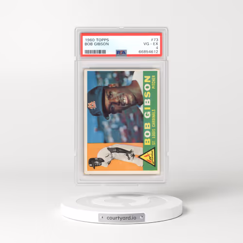 1960 Topps #73 Bob Gibson (PSA 4 VG-EX)