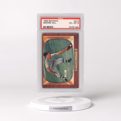 1955 Bowman #213 George Kell (PSA 6 EX-MT)