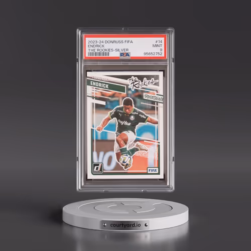 2023-24 Panini Donruss FIFA the Rookies #14 Endrick - Silver (PSA 9 MINT)