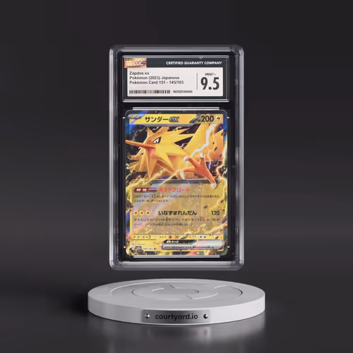 2023 Pokémon Card 151 #145/165 Zapdos ex - Holo (CGC 9.5 MINT+)