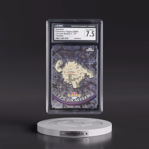 2000 Chrome Series 1 #75 Graveler - Chrome (Topps Chrome Stamp on Front of Card) (CGC 7.5 NM+)