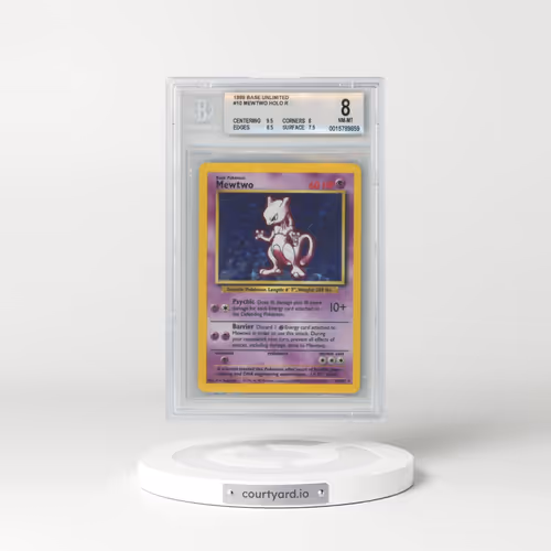 1999 Base Set #10 Mewtwo - Holo (BGS 8 NM-MT)