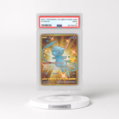 2021 Pokémon Celebrations #025 Mew - Full Art (PSA 9 MINT)