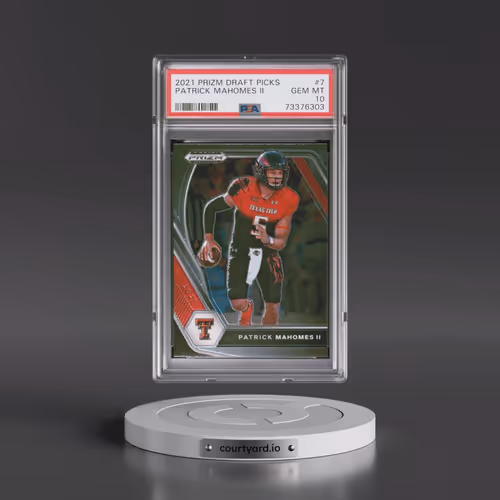 2021 Panini Prizm Draft Picks #7 Patrick Mahomes II (PSA 10 GEM MINT)