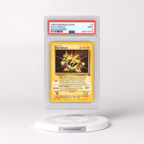 1999 Pokémon Game Movie #2 Electabuzz - Movie Promo (PSA 9 MINT)