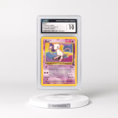 1999 Black Star Promos #8 Mew - Pokémon League (CGC 10 GEM MINT)