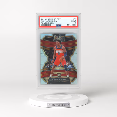 2019 Panini Select #51 Rui Hachimura - Silver Prizm (PSA 9 MINT)