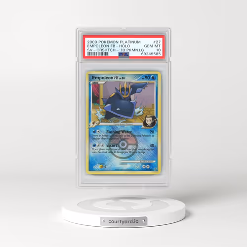 2009 Pokémon Platinum Supreme Victors #27 Empoleon FB - Holo Crosshatch-2010 Pokemon League (PSA 10