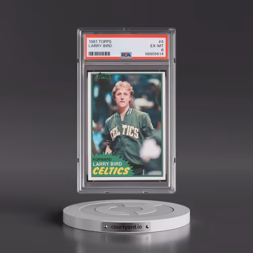 1981 Topps #4 Larry Bird (PSA 6 EX-MT)