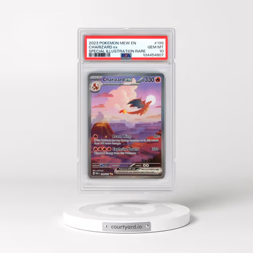 2023 Pokémon Mew EN-151 #199 Charizard EX - Holo Special Illustration Rare (PSA 10 GEM MINT)