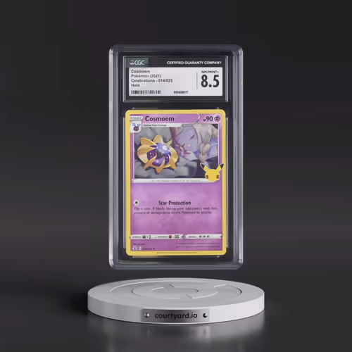 2021 Celebrations #014/025 Cosmoem - Holo (CGC 8.5 NM-MT+)